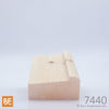 Lisse en bois - 7440 - 1-3/4" x 3-1/2" - Pin blanc noueux | Wood shoe rail - 7440 - 1-3/4" x 3-1/2" - Knotty white pine