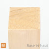 Barreau en bois - Tourné 1-3/4" x 39" - Base et haut - Pin blanc noueux | Wood turned baluster - 1-3/4" x 39" - Base & top - Knotty white pine