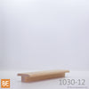 Moulure en T - 1030-12 - Transition pour plancher 12 mm - 5/8 x 1-5/8 - Chêne rouge | Wood T-moulding - 12 mm flooring transition - Red oak