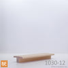Moulure en T - 1030-12 - Transition pour plancher 12 mm - 5/8 x 1-5/8 - Merisier | Wood T-moulding - 12 mm flooring transition - Yellow birch