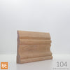 Cadrage en bois - 104 Québécois - 3/4 x 3-1/2 - Merisier | Wood Casing - 104 Québécois - 3/4 x 3-1/2 - Yellow Birch