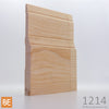 Plinthe en bois - 1214 Française - 3/4 x 7-1/4 - Pin blanc jointé | Wood baseboard - 1214 French - 3/4 x 7-1/4 - Jointed white pine