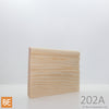 Plinthe en bois réversible - 202A côté Colonial - 3/8 x 3-1/2 - Pin rouge sélect | Reversible Wood Baseboard - 202A Colonial side - 3/8 x 3-1/2 - Select Red Pine