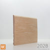 Plinthe en bois réversible - 202B côté Régulier - 3/8 x 4-1/2 - Chêne rouge | Reversible Wood Baseboard - 202B Regular side - 3/8 x 4-1/2 - Red Oak