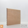 Plinthe en bois réversible - 202B côté Régulier - 3/8 x 4-1/2 - Merisier | Reversible Wood Baseboard - 202B Regular side - 3/8 x 4-1/2 - Yellow Birch