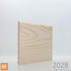 Plinthe en bois réversible - 202B côté Régulier - 3/8 x 4-1/2 - Pin rouge sélect | Reversible Wood Baseboard - 202B Regular side - 3/8 x 4-1/2 - Select Red Pine
