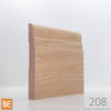 Plinthe en bois - 208 Pyramide - 3/4 x 5-1/2 - Chêne rouge | Wood Baseboard - 208 Pyramid - 3/4 x 5-1/2 - Red Oak