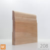 Plinthe en bois - 208 Pyramide - 3/4 x 5-1/2 - Merisier | Wood Baseboard - 208 Pyramid - 3/4 x 5-1/2 - Yellow Birch