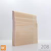 Plinthe en bois - 208 Pyramide - 3/4 x 5-1/2 - Pin blanc jointé | Wood Baseboard - 208 Pyramid - 3/4 x 5-1/2 - Jointed White Pine