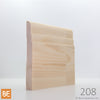 Plinthe en bois - 208 Pyramide - 3/4 x 5-1/2 - Pin blanc jointé | Wood Baseboard - 208 Pyramid - 3/4 x 5-1/2 - Jointed White Pine