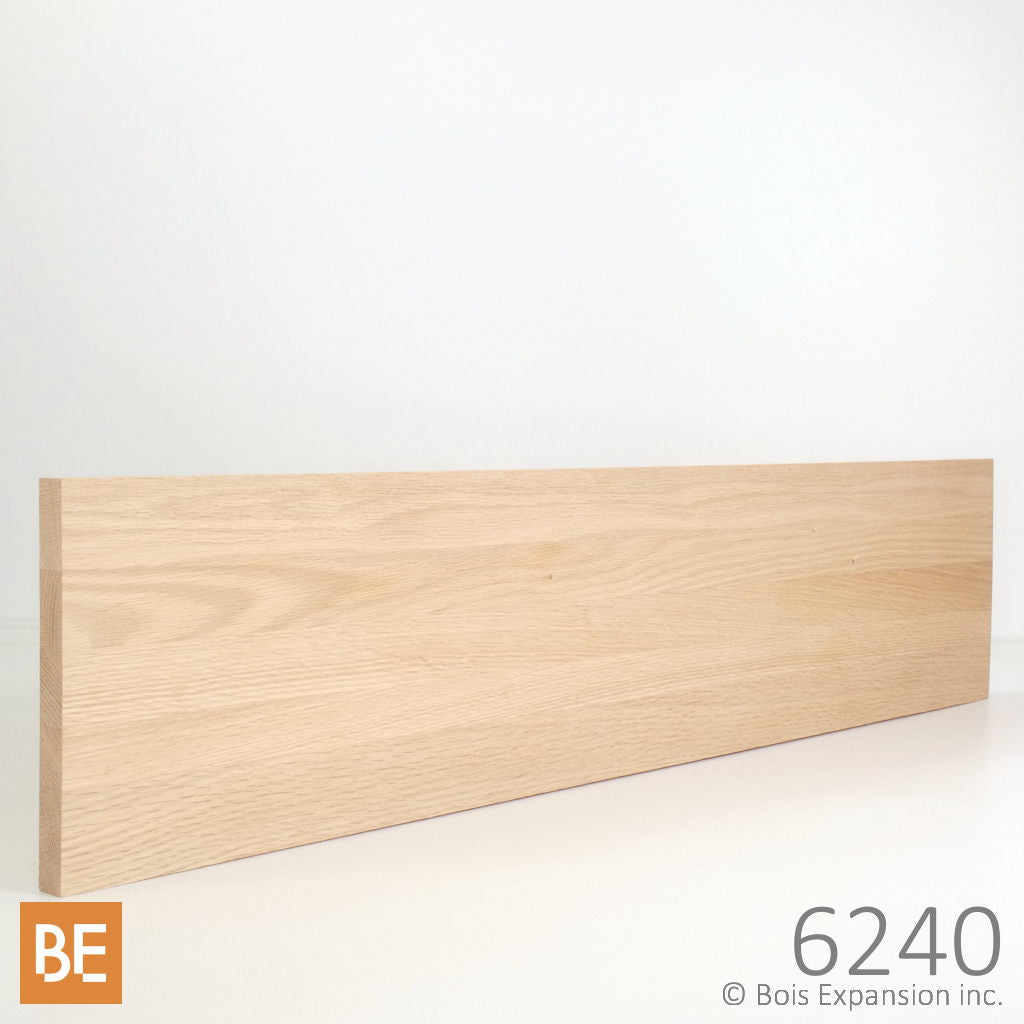 Contremarche en bois massif - 6240 - 3/4 x 7-3/4 - Chêne rouge | Solid wood stair riser - 6240 - 3/4 x 7-3/4 - Red oak