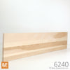 Contremarche en bois massif - 6240 - 3/4 x 7-3/4 - Merisier | Solid wood stair riser - 6240 - 3/4 x 7-3/4 - Yellow birch