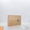 Cache-lumière en bois - 751 Rainures- 3/4 x 3 - Pin blanc noueux | Wood light moulding - 751 Grooves - 3/4 x 3 - Knotty white pine