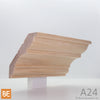 Corniche en bois - A24 - 13/16 x 4-1/4 - Merisier | Wood crown moulding - A24 - 13/16 x 4-1/4 - Yellow birch