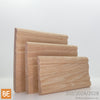 Cadrage et plinthes en bois - 102, 202A et 202B  - Chêne rouge | Wood casing and baseboards - 102, 202A and 202B - Red Oak