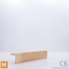 Coin extérieur en bois - C6 - 1 x 1 - Pin blanc jointé | Wood outside corner - Jointed white pine
