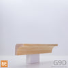 Gorge en bois - G9D - 1-1/16 x 1-1/16 - Pin blanc sélect | Wood cove - G9D - 1-1/16 x 1-1/16 - Select white pine