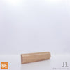 Couvre-joint en bois - J1 Petit - 5/16 x 1-1/16 - Chêne rouge | Wood batten strip - J1 small - 5/16 x 1-1/16 - Red oak