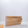 Cimaise en bois - K695 - 27/32 x 2-1/2 - Pin blanc jointé | Wood chair rail - K695 - 27/32 x 2-1/2 - Jointed white pine