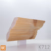 Corniche en bois - K712 - 27/32 x 4-1/8 - Pin blanc noueux | Wood crown moulding - K712 - 27/32 x 4-1/8 - Knotty white pine