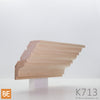 Corniche en bois - K713 - 3/4 x 3-11/16 - Érable | Wood crown moulding - K713 - 3/4 x 3-11/16 - Maple