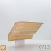 Corniche en bois - K713 - 3/4 x 3-11/16 - Pin blanc jointé | Wood crown moulding - K713 - 3/4 x 3-11/16 - Jointed white pine