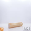 Astragale en bois - M25 Double gorge - 5/8 x 1-1/8 - Pin blanc jointé | Wood astragal - M25 Double cove - 5/8 x 1-1/8 - Jointed white pine