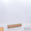Astragale en bois - M26 Double gorge - 5/16 x 3/4 - Merisier | Wood astragal - M26 Double cove - 5/16 x 3/4 - Red oak