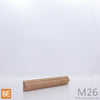 Astragale en bois - M26 Double gorge - 5/16 x 3/4 - Merisier | Wood astragal - M26 Double cove - 5/16 x 3/4 - Yellow birch