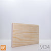 Planche murale en bois - M34 Lambris réversible - 5/16 x 3-3/8 - Pin sélect rouge | Wood wainscot paneling - M34 Reversible - 5/16 x 3-3/8 - Select red pine