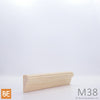 Cimaise en bois - M38 Le Domaine - 5/8 x 1-3/16 - Pin rouge sélect | Wood chair rail - M38 Le Domaine - Select red pine