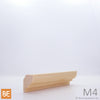 Corniche en bois - M4 Ogee - 3/4 x 1-5/8 - Pin rouge sélect | Wood crown moulding - M4 Ogee - 3/4 x 1-5/8 - Select red pine
