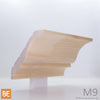 Corniche en bois - M9 Doucine - 3/4 x 5 - Pin blanc jointé | Wood crown moulding - M9 - 3/4 x 5 - Jointed white pine