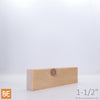Planche en bois - B4F 3/4" x 1-1/2" - Pin blanc noueux | Wood plank - S4S 3/4" x 1-1/2" - Knotty white pine