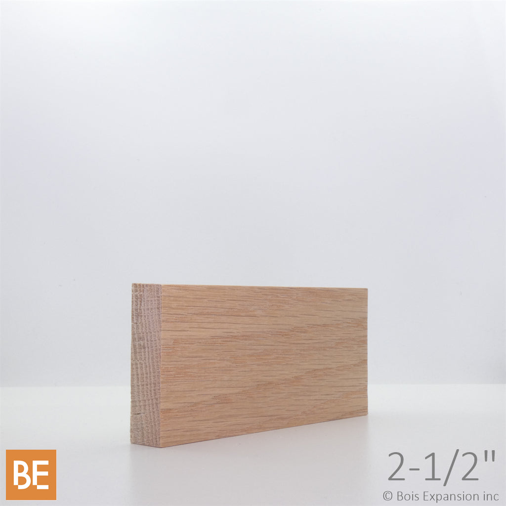 Planche en bois - B4F 3/4" x 2-1/2" - Chêne rouge | Wood plank - S4S 3/4" x 2-1/2" - Red oak