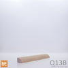 Quart-de-rond en bois - Q13B - 1/2 x 3/4 - Merisier | Wood quarter round - Q13B - 1/2 x 3/4 - Yellow birch