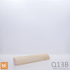 Quart-de-rond en bois - Q13B - 1/2 x 3/4 - Pin blanc jointé | Wood quarter round - Q13B - 1/2 x 3/4 - Jointed white pine