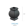 Bague décorative en aluminium - Classique -  Noir satin | Aluminium classic baluster collar - Satin black