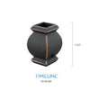 Bague décorative en aluminium - Classique -  Cuivre de minuit | Aluminium classic baluster collar - Midnight copper