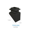 Cache-vis décoratif pour barreau en métal carré 5/8" - 1017A Carré - 1-13/16" - Aluminium
