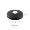 Cache-vis décoratif pour barreau en métal rond 5/8" - Rond, à plat - Acier