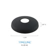 Cache-vis décoratif pour barreau en métal rond 5/8" - Rond, à plat - Acier