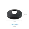 Cache-vis décoratif pour barreau en métal rond 1/2" - Rond, en pente - Acier