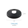 Cache-vis décoratif pour barreau en métal rond 9/16" - Rond, en pente - Acier
