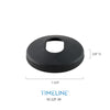 Cache-vis décoratif pour barreau en métal rond 5/8" - Rond, en pente - Acier