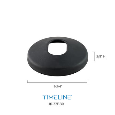 Cache-vis décoratif pour barreau en métal rond 5/8