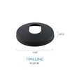 Cache-vis décoratif pour barreau en métal rond 5/8" - Rond, en pente - Acier