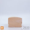 Main courante en bois - 2633 Arrondie - 2-9/16" x 3-9/16" - Pin blanc noueux | Wood handrail - 2633 - Rounded - 2-9/16" x 3-9/16" - Knotty white pine