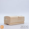 Main courante en bois - 2633G Rainurée - 2-9/16" x 3-9/16" - Pin blanc noueux | Wood handrail - 2633G - Grooved - 2-9/16" x 3-9/16" - Knotty white pine
