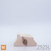 Lisse en bois - 2925L Détaillée - 2-1/8" x 3-1/2" - Pin blanc noueux | Wood shoe rail - 2925L Detailled - 2-1/8" x 3-1/2" - Knotty white pine